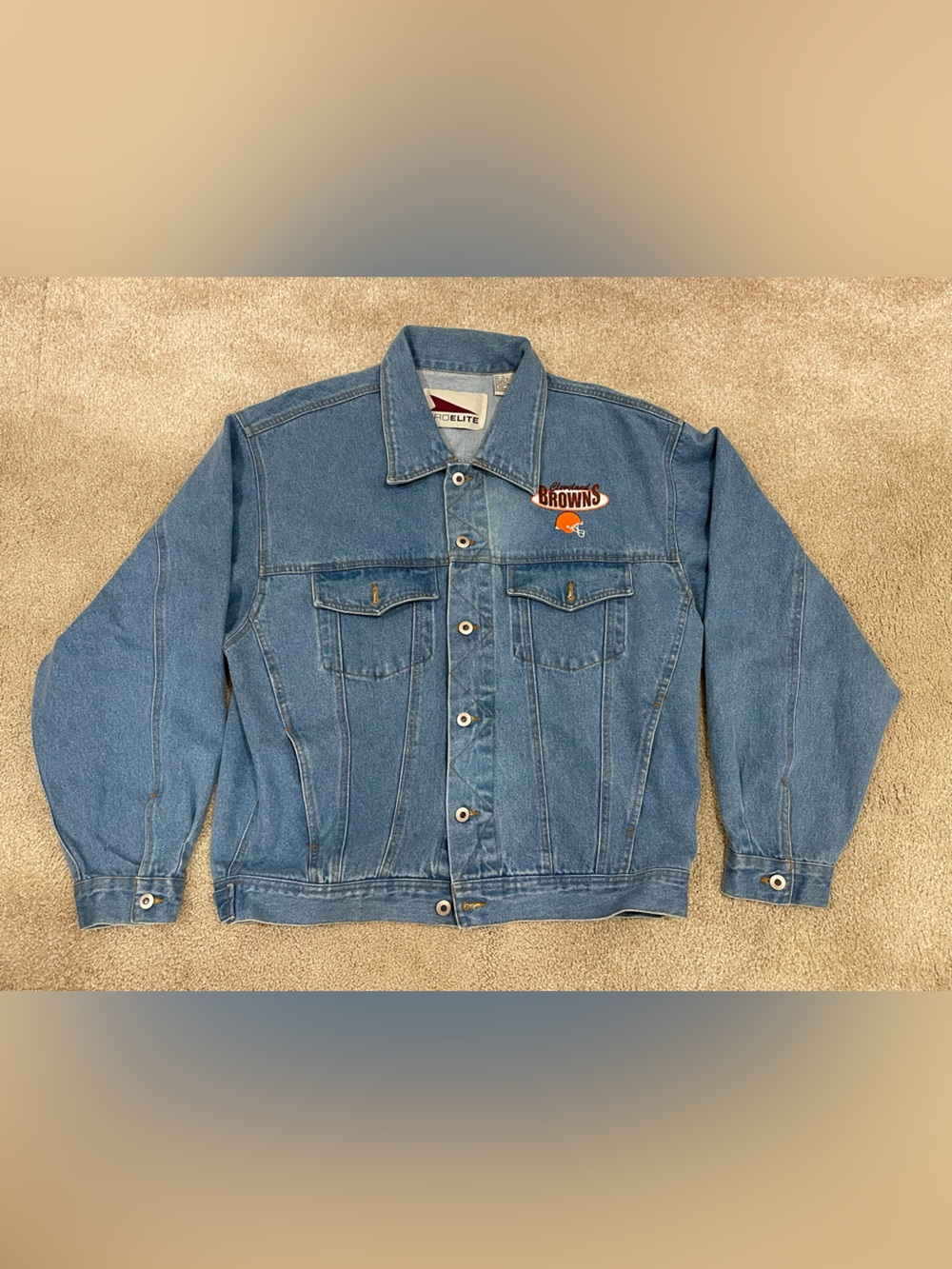 Cleveland Browns Blue Jean Jacket